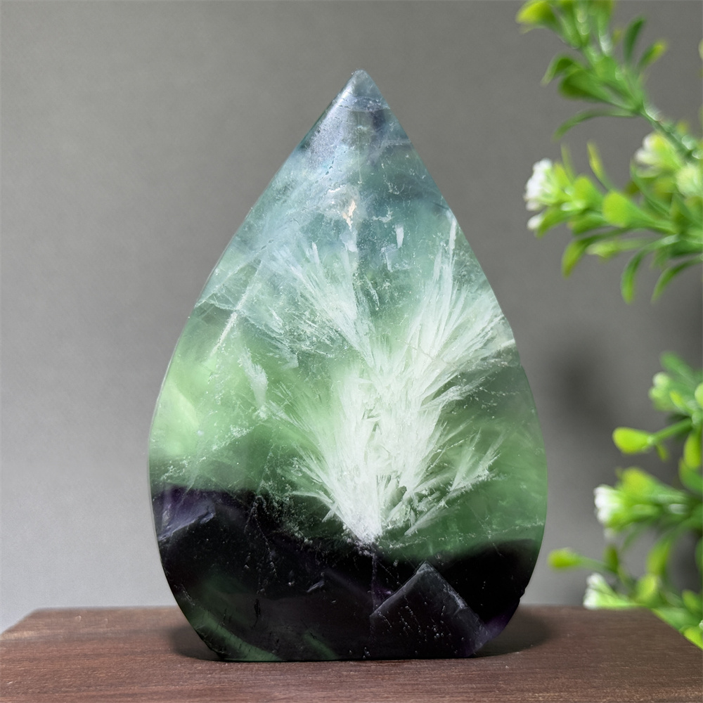 Renewable Energy Infrastructure - Natural Mineral Quartz Fluorite Feather Free