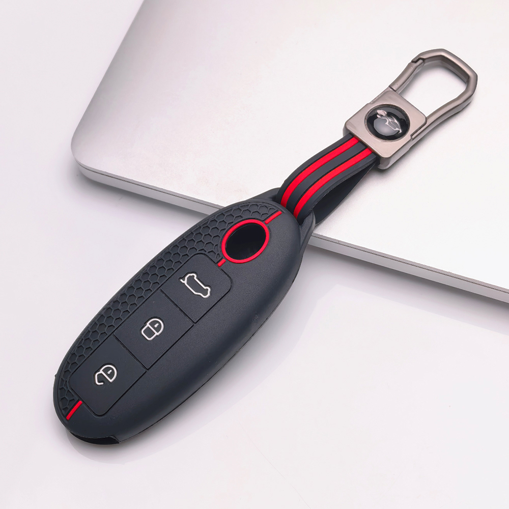 Renewable Energy Infrastructure - 3 Button Silicone Car Key Cover