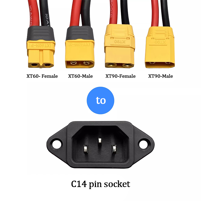 XT60/XT90 Male Female Plug to  - огляд і ціна Renewable Energy Infrastructure